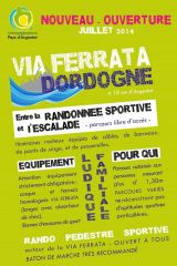 Via-ferrata Dordogne: Plaquette de promotion