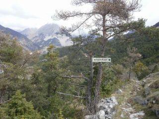 Falaise de Meichira: La descente, petit sentier sous bois sympatique