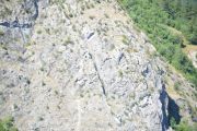 Le Rocher Saint-Pierre: Vue sur la via du poingt ravier  juste en face