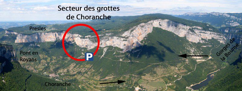 POISSON D'AVRIL: La via ferrata des Grottes de Choranche: presles002.jpg